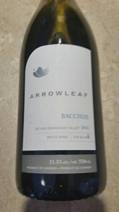 Arrowleaf Bacchus 2015